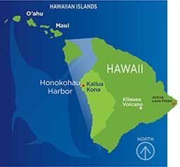 A map of Hawaii