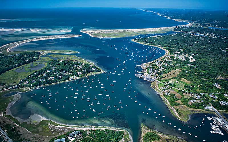 Aerial view of Cape Cod