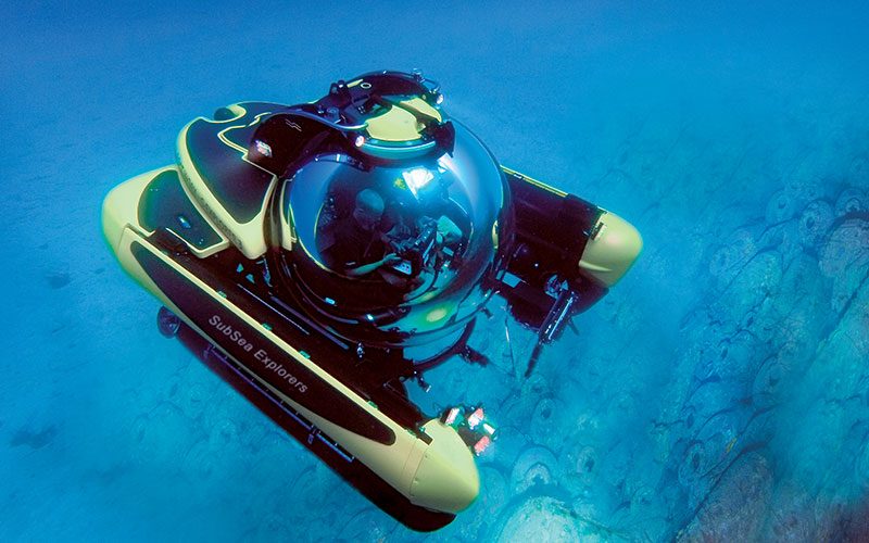 SubSea Explorers is using a radical new approach to funding maritime archaeology: taking paying customers deep into the Mediterranean Sea in luxury submarines to view shipwrecks from antiquity.