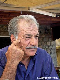 Headshot of Antonis Komparakis who is the oldest active sponge diver.