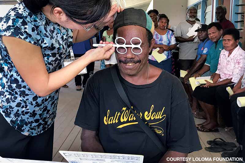 Bilikiki partners with the Loloma Foundation to provide dental and vision care to local Solomon Islanders.