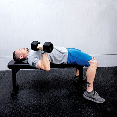 Unilateral Dumbbell Bench Press 2