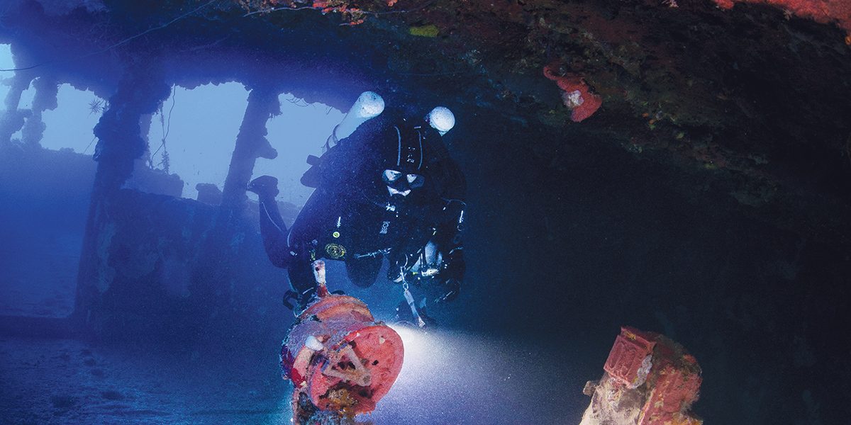 Chuuk Lagoon is often called a wreck divers paradise.