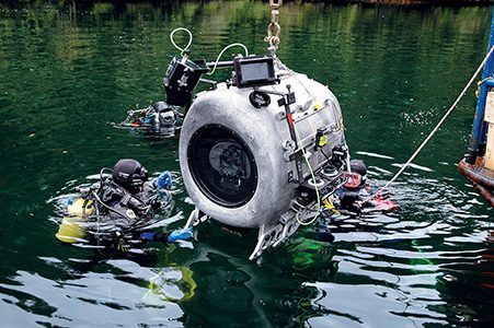 Divers with film housing