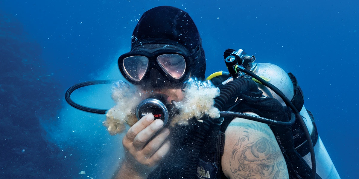 diver clearing regulator