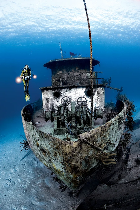 Photographing Shipwrecks in the Bahamas