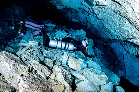 The IUCRR also assists in virtual overhead environments with risk profiles similar to cave diving