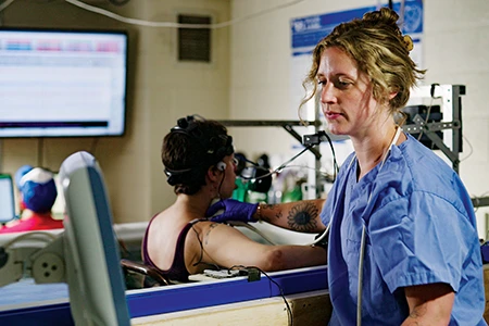 Postdoctoral fellow Morgan Worley