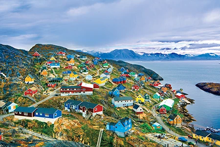 Kangaamiut is a small community of roughly 300 people located near the Davis Strait. 