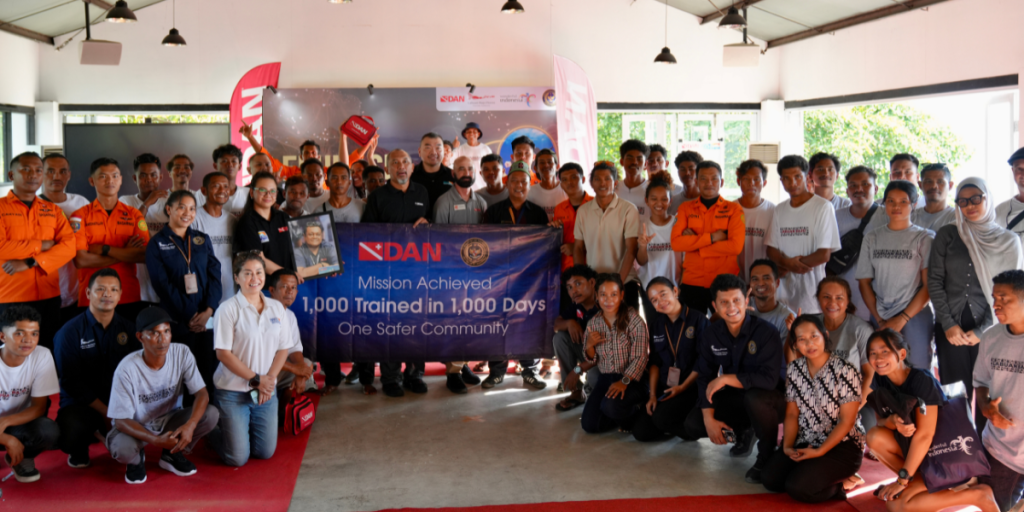 DAN Achieves Milestone of 1,000 First Aid Providers Trained in Indonesia