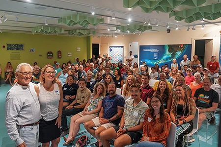 DeLoach and Jill Kuehnert welcome avid enthusiasts of the REEF conservation and education culture.