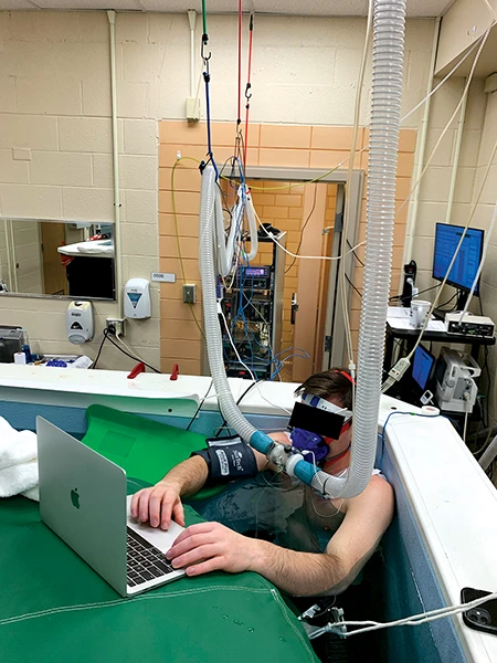 Research studies taking place in the Thermal Extremes Laboratory at the Indiana University School of Public Health–Bloomington.